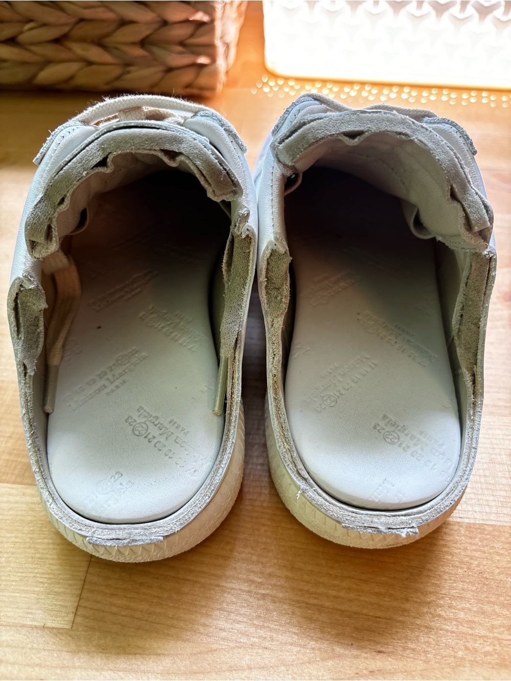 Maison Margiela Replica Mule Sneakers cream/off White slip on EU 37.5 US 7/7.5 - Picture 7 of 10